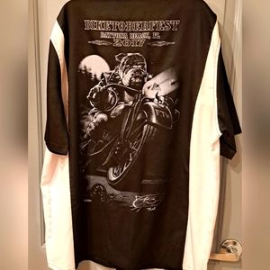 Daytona 2017 Biketoberfest Bikers Pride mens XXL short sleeve button down shirt